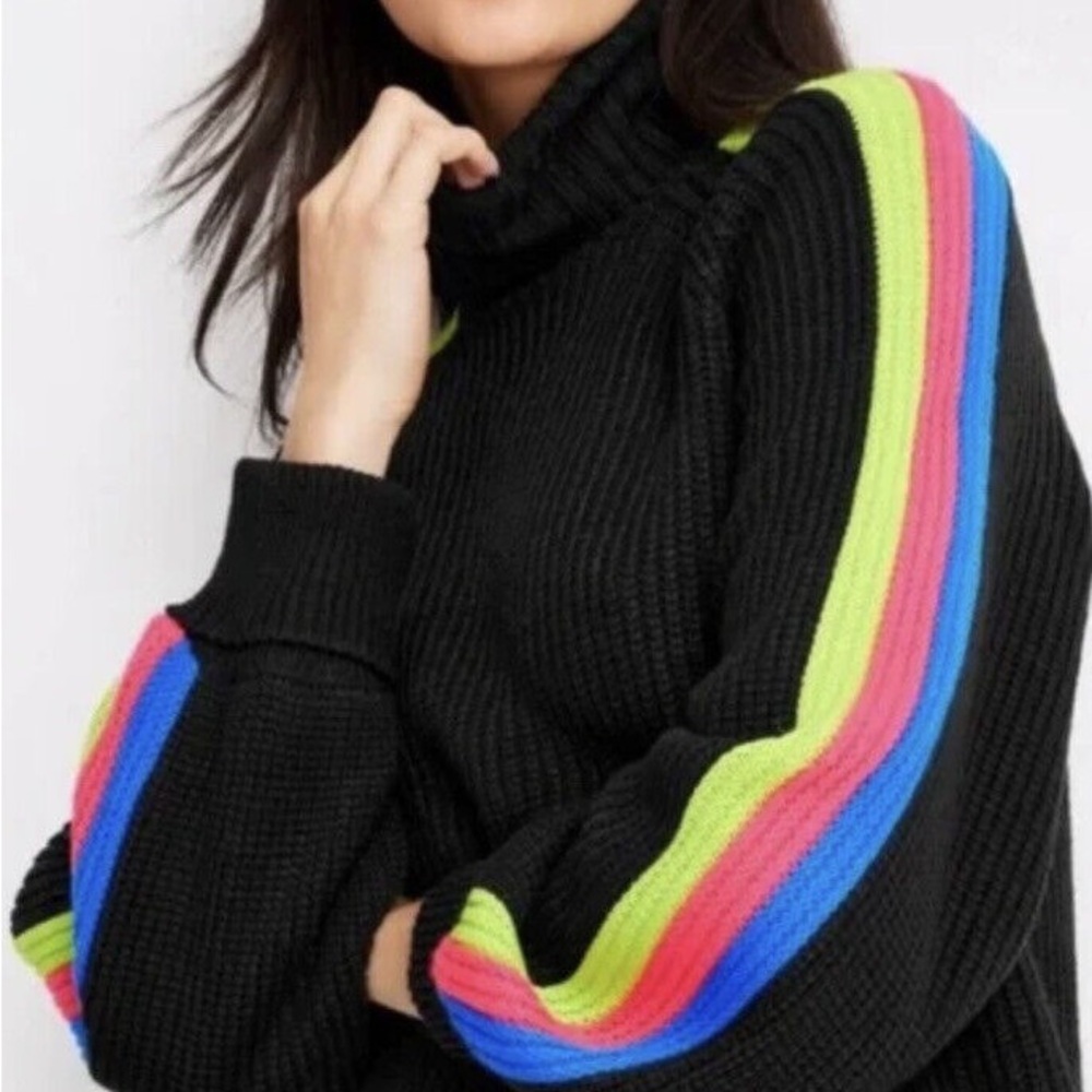 Target Future Collective Women’s Neon Black Turtleneck